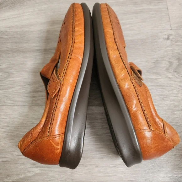 SAS‎ Willow Brown Shoes Size 10 EZ Sytap Support Walk Leather TRIPAD sole Padded - Picture 7 of 14